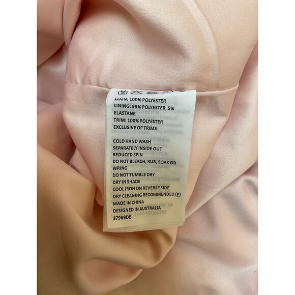 NWT Bardot Botanica Lace Cutout Midi Dress Women's Size Medium Light Pink - Picture 4 of 4